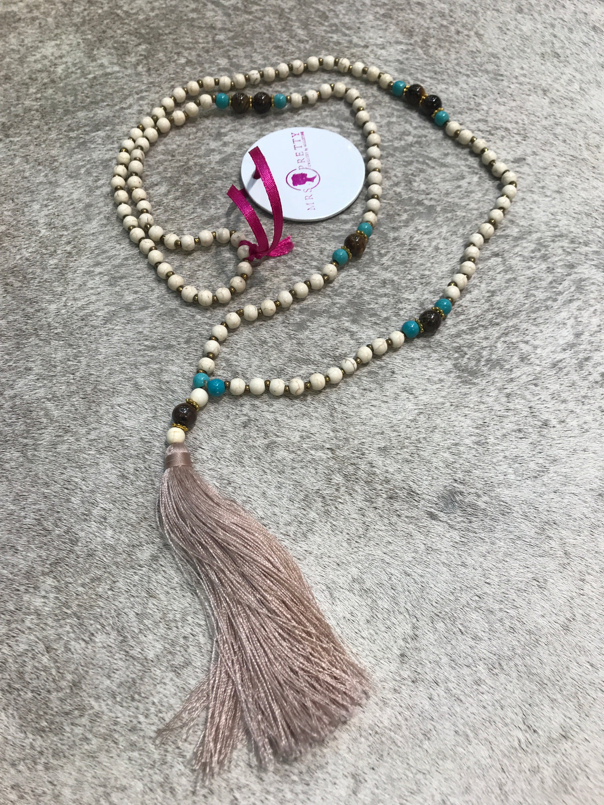 Mrs Pretty Boho Necklace - Beige