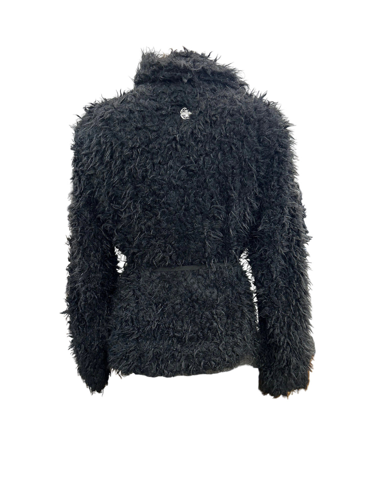 Gaudi Fluffy Black Jacket