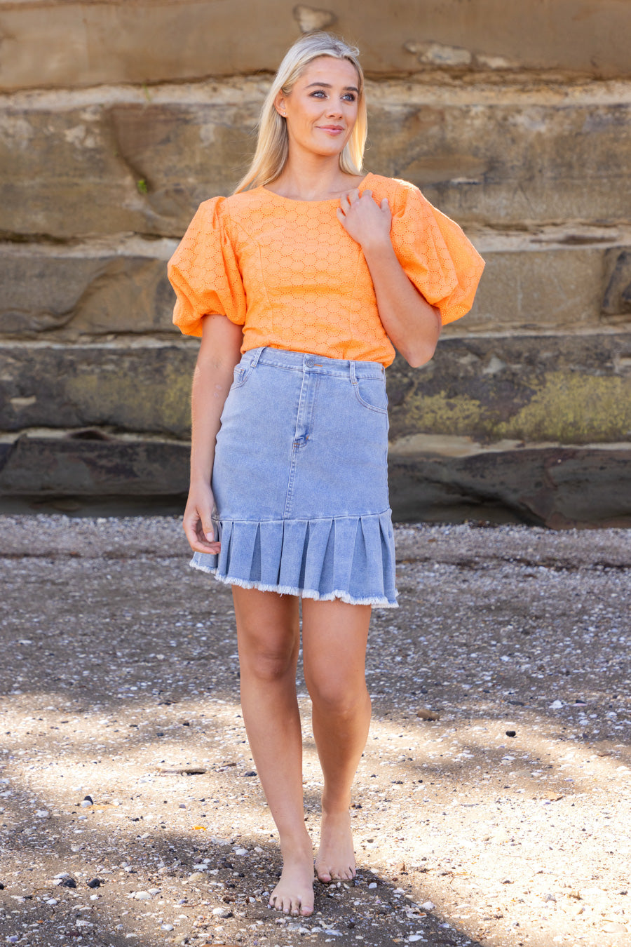 Amaya Kendall Denim Skirt