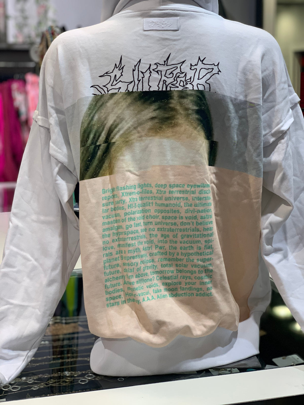 Diesel Sweater white design