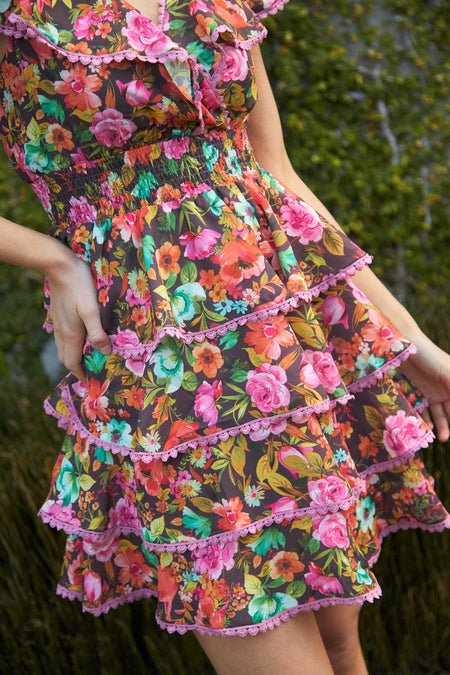 Augustine Michaela Pleated Skirt - Floral
