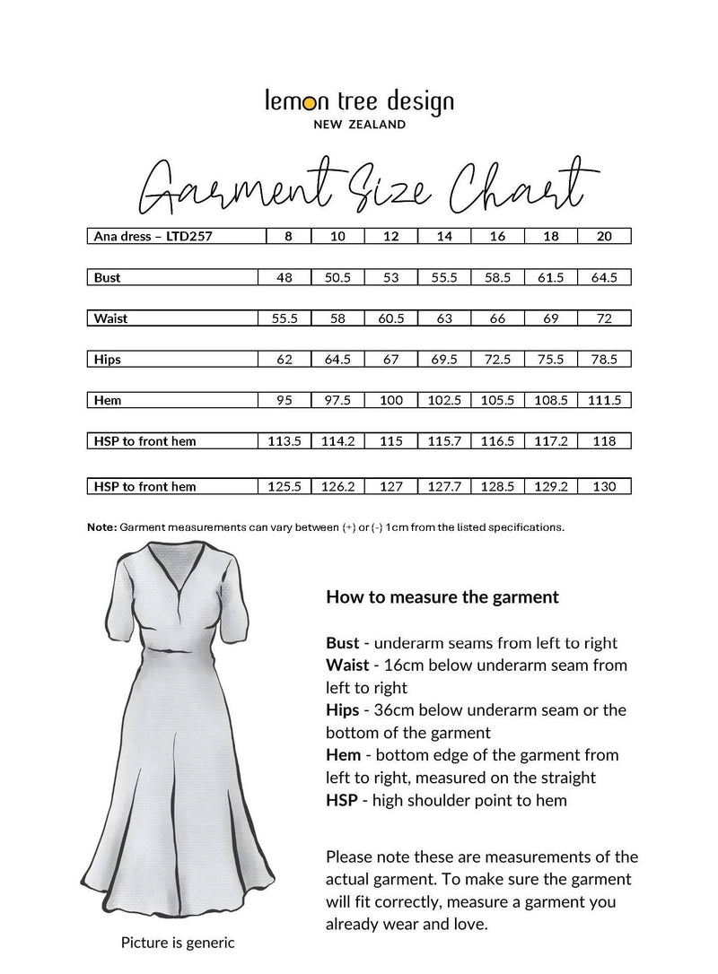 Lemon Tree Ana Dress