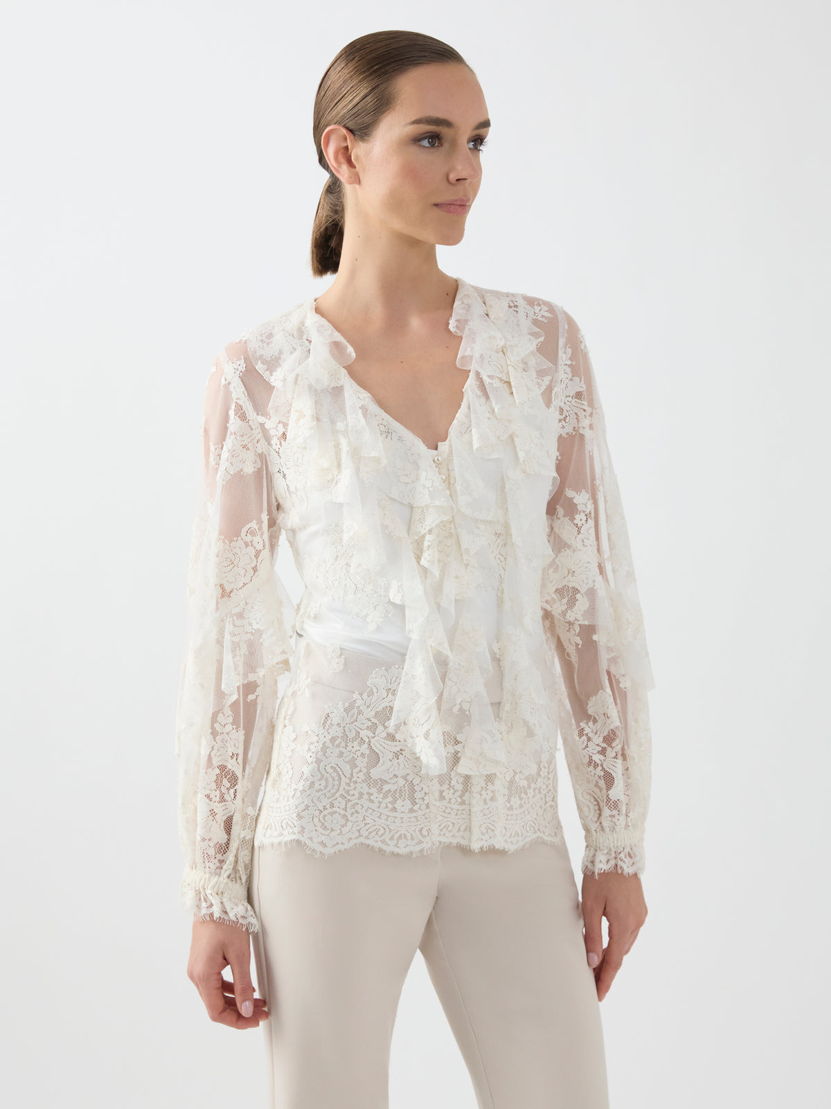 Moss & Spy Antoinette Blouse - Cream