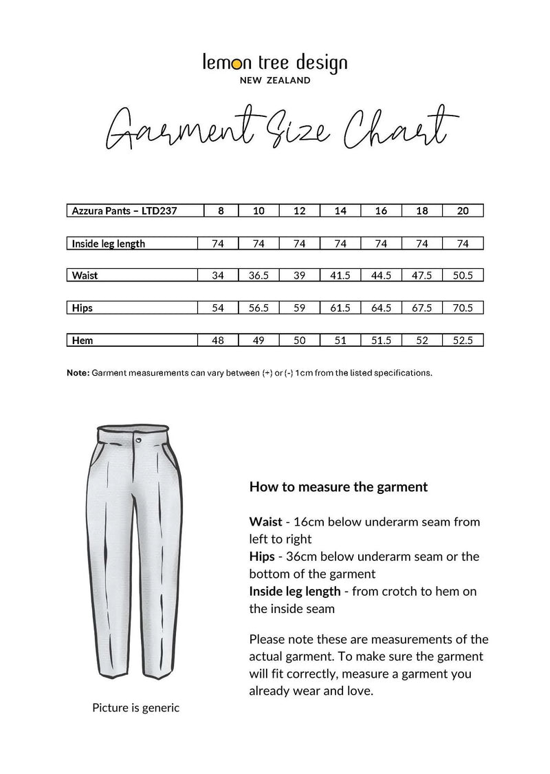 Lemon Tree Azzura Pant