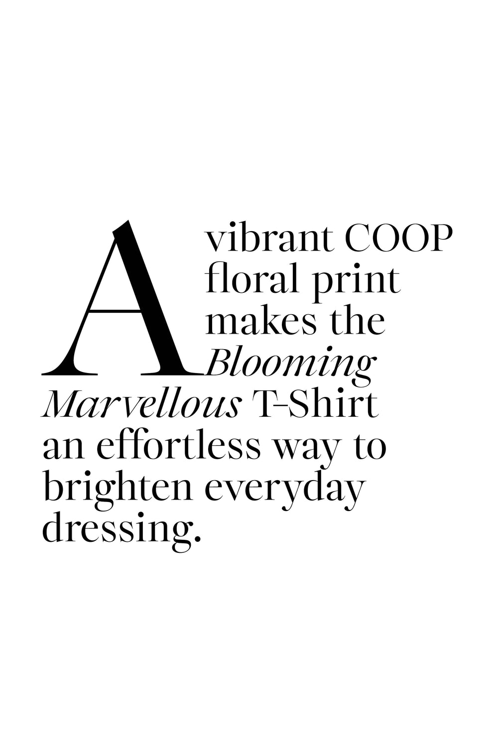 Coop Blooming Marvellous T-Shirt