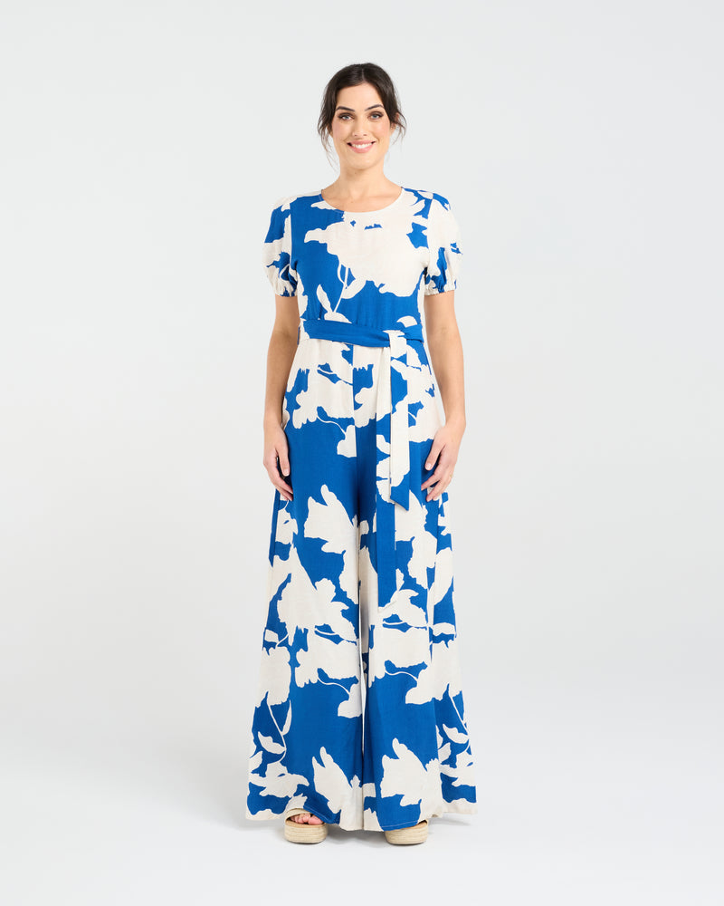 Blackstone Juliana Jump Suit - Blue