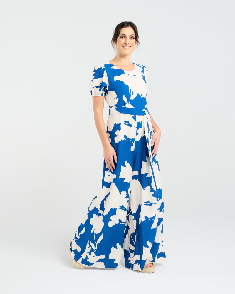 Blackstone Juliana Jump Suit - Blue