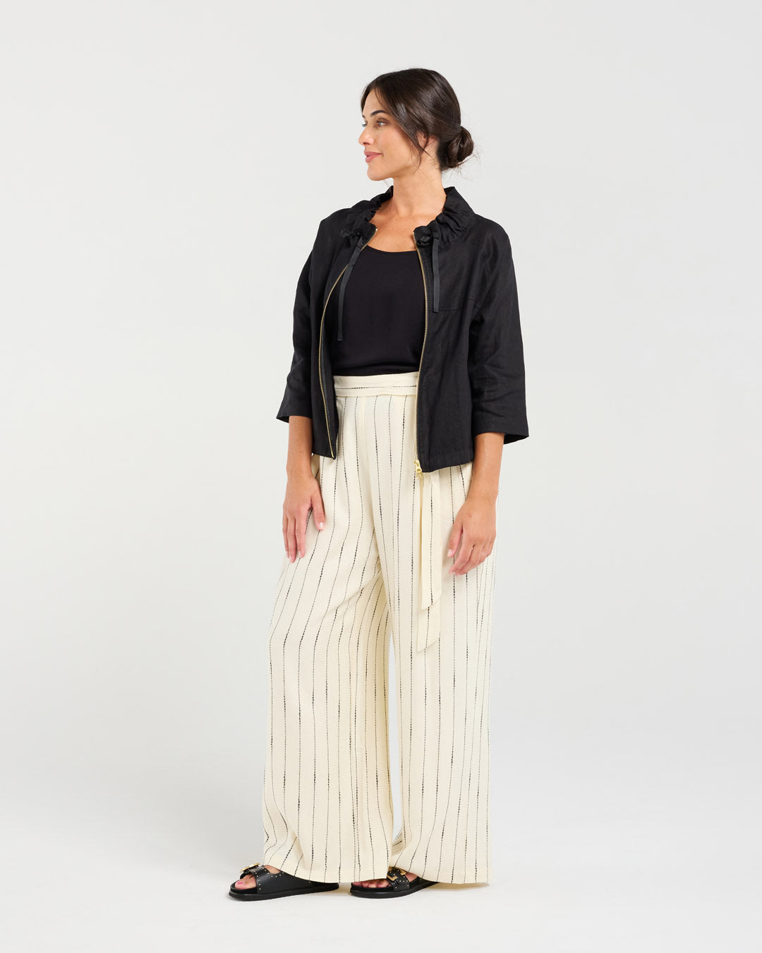 Blackstone Victoria Zip Jacket - Black