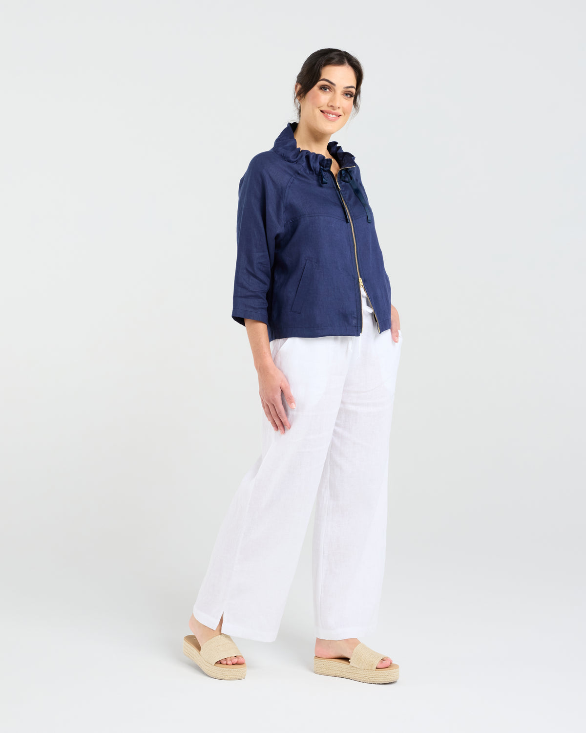 Blackstone Victoria Zip Jacket - French Navy