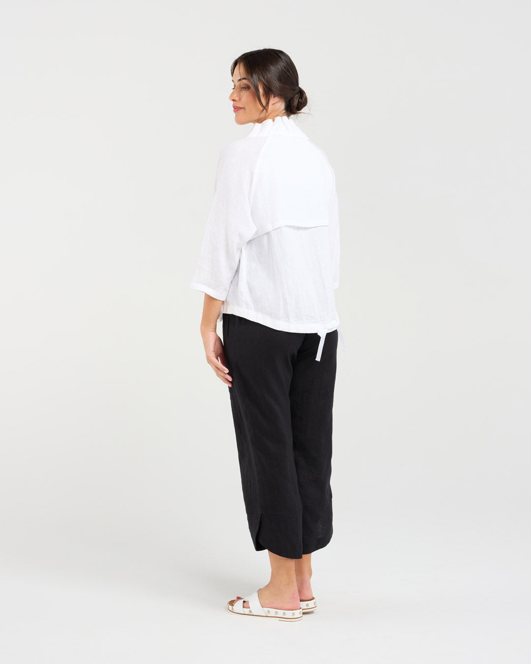 Blackstone Victoria Zip Jacket - White