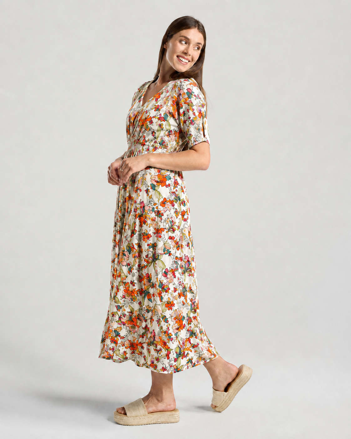 Blackstone Valentina V Neck Dress