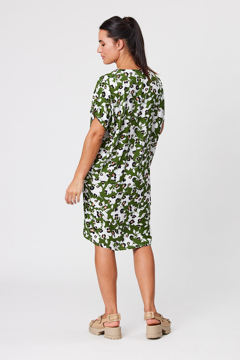 Blackstone Dress Green Fig