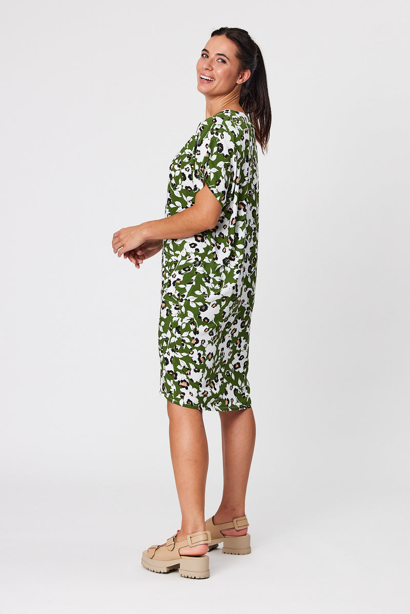 Blackstone Dress Green Fig