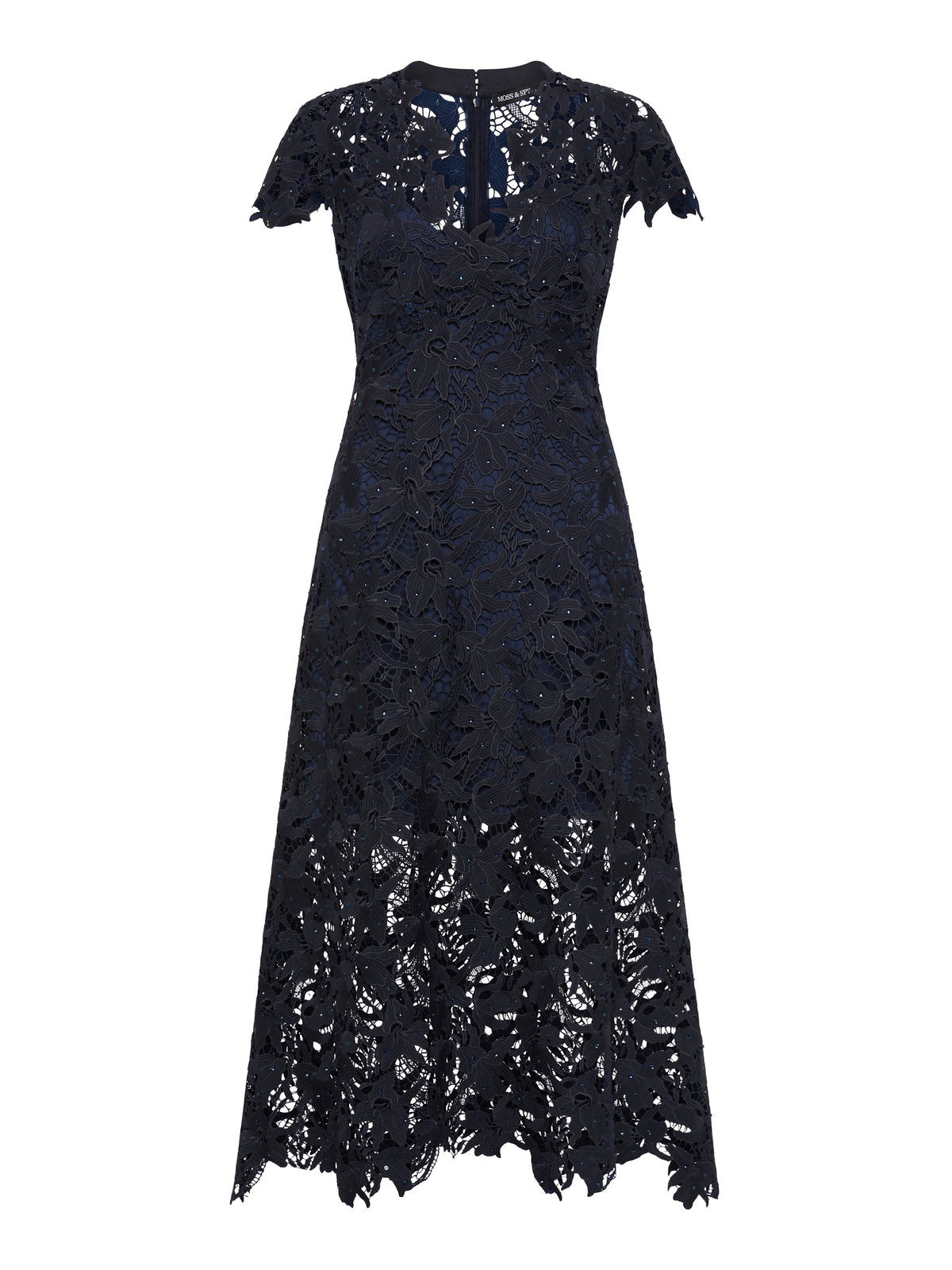 Moss & Spy Belinda Dress Navy