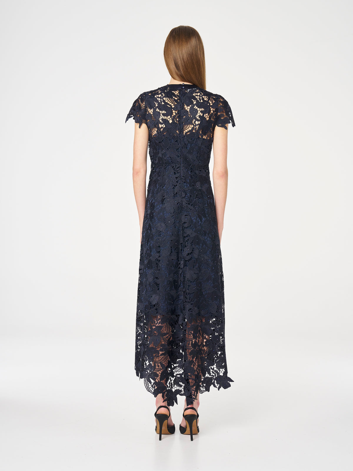 Moss & Spy Belinda Dress Navy