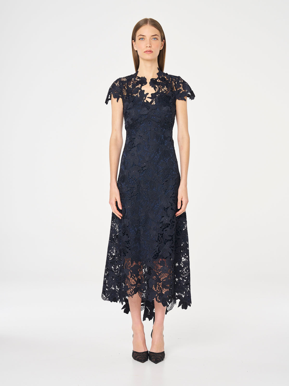 Moss & Spy Belinda Dress Navy