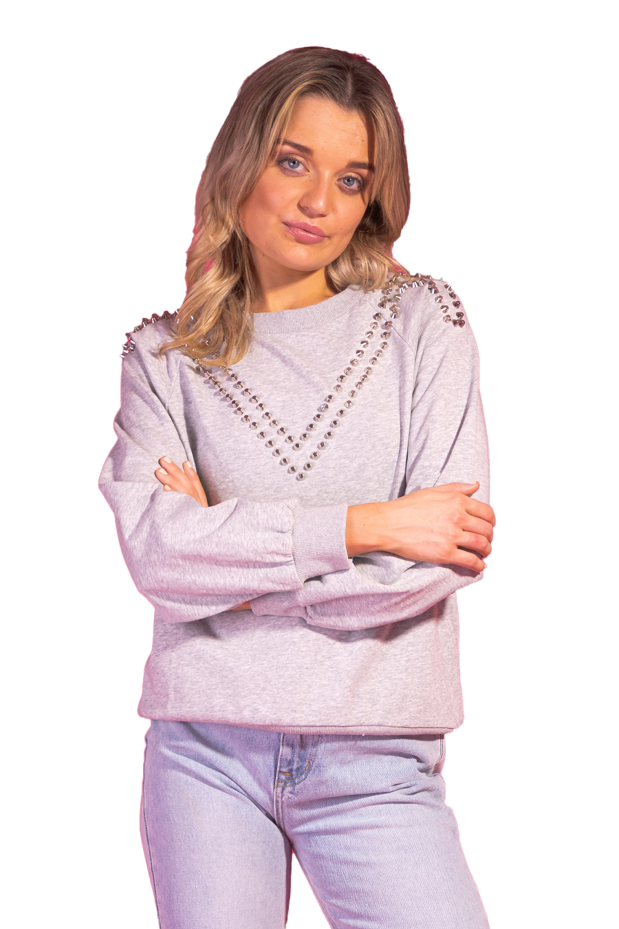 Charlo Lexi Studded Sweater