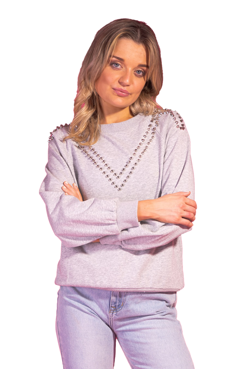 Charlo Lexi Studded Sweater