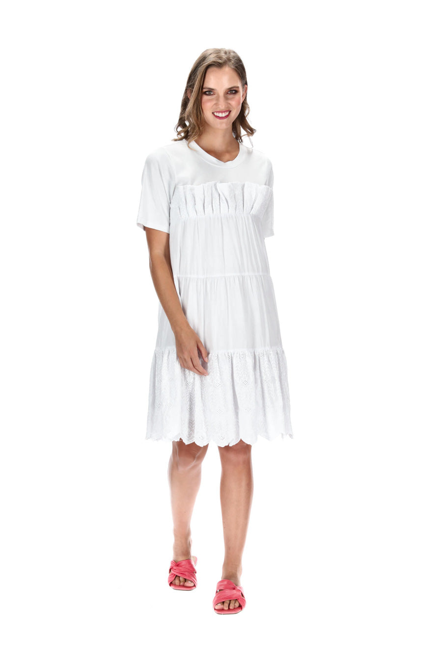 Charlo Clarke Dress - White