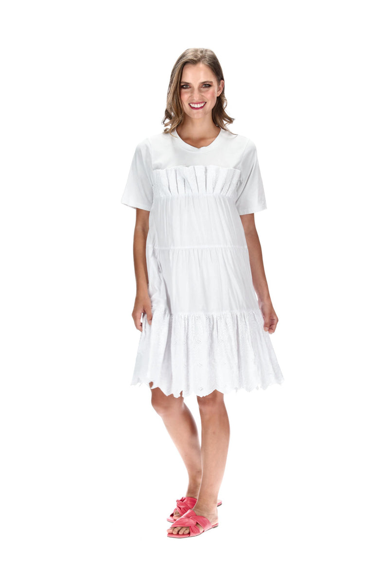 Charlo Clarke Dress - White