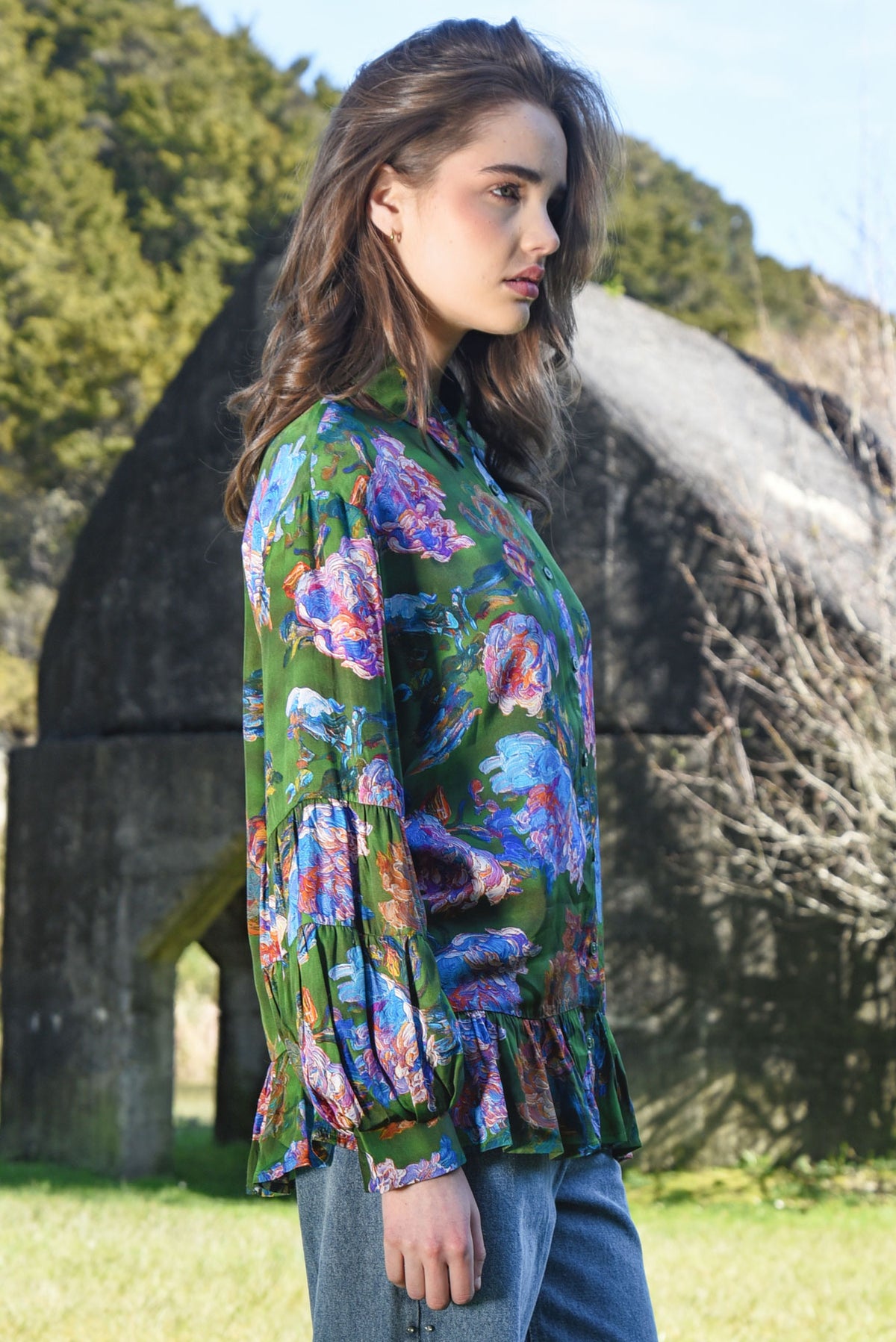 COOP Flounce On Blouse