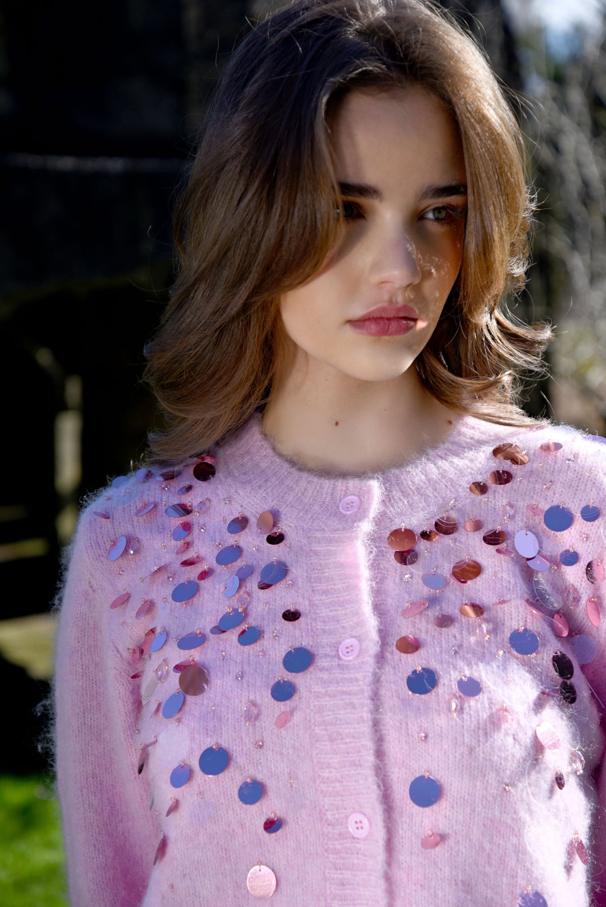 COOP Cardi Bling Cardigan Pink