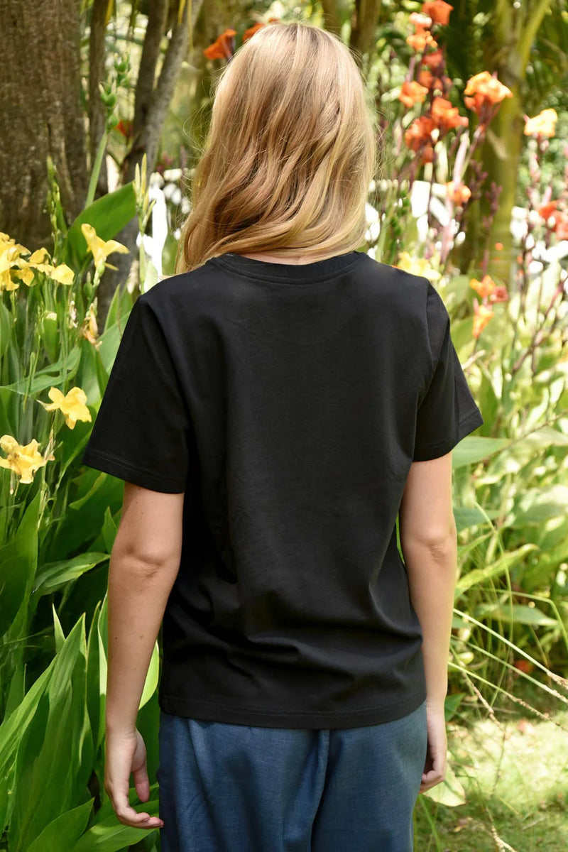 COOP SIMPLY BOWTIFUL T-Shirt- Black & Denim