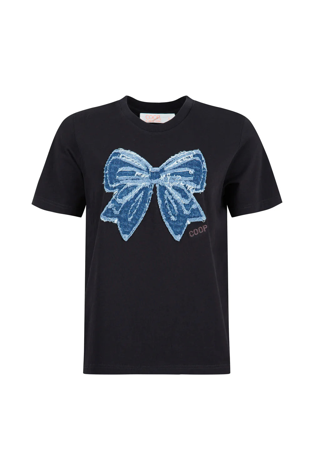 COOP SIMPLY BOWTIFUL T-Shirt- Black & Denim