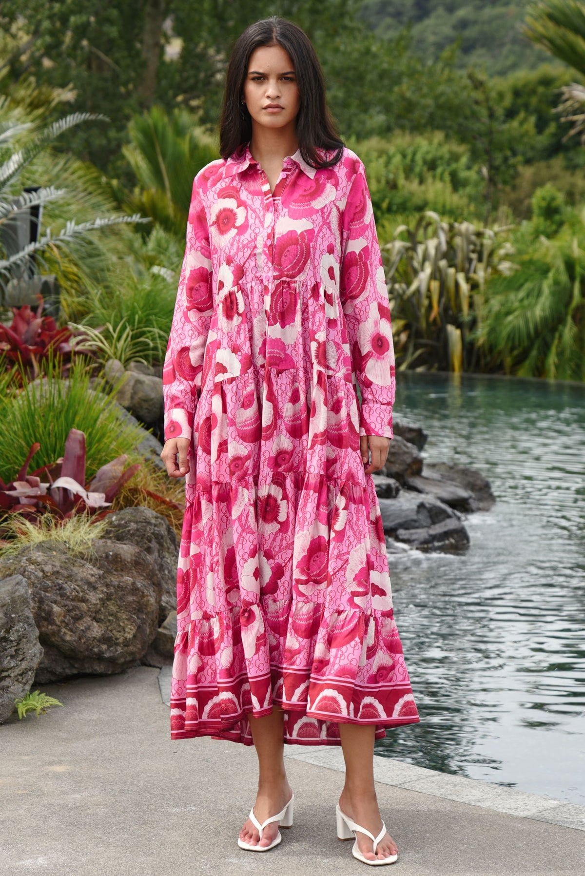 COOP Sun & The Swoon Dress - Pink Flora