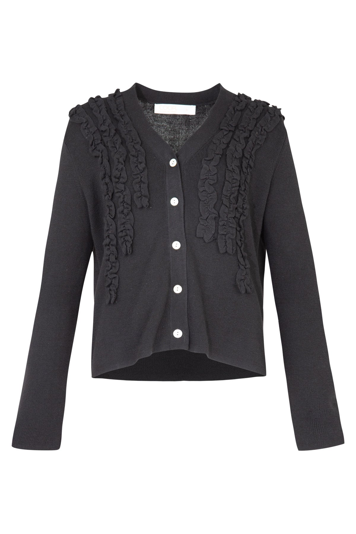 Coop Frillluxe Cardigan Black
