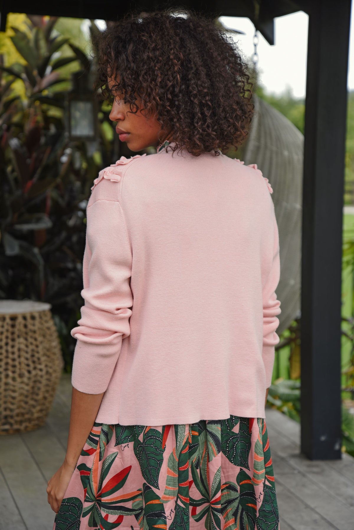 Coop Frillluxe Cardigan Pink