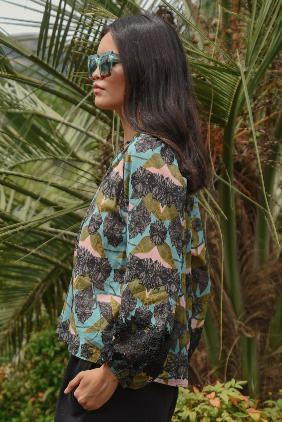 Coop Lace To The Top Blouse