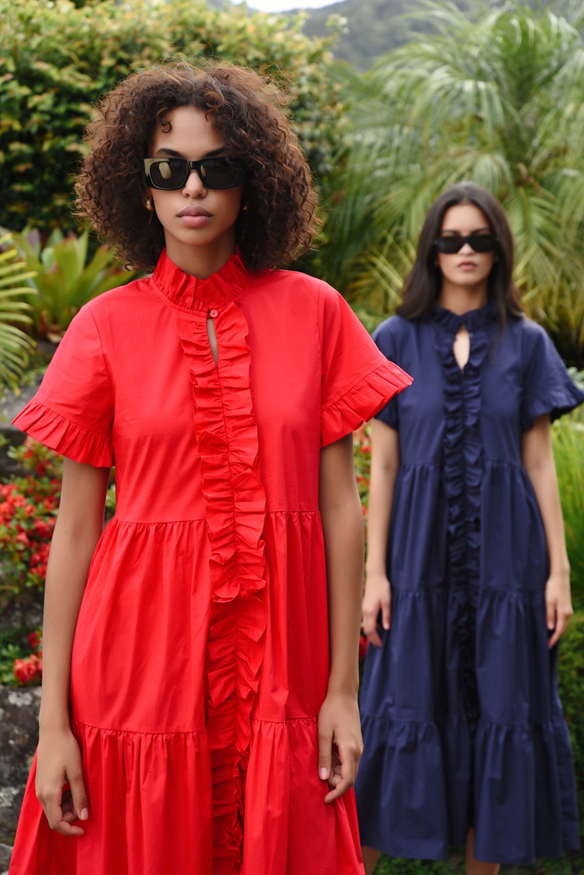 COOP Frillaxed Dress- Red