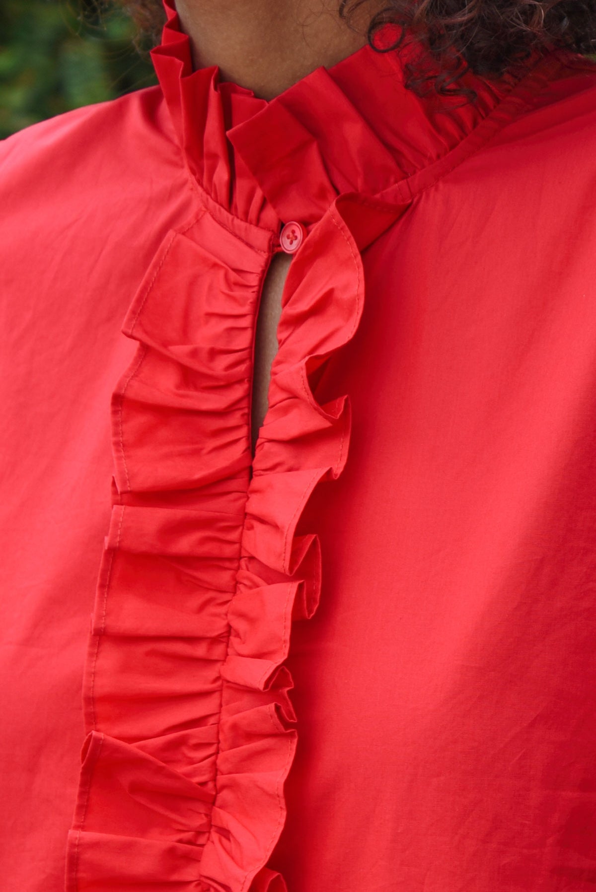 COOP Frillaxed Dress- Red