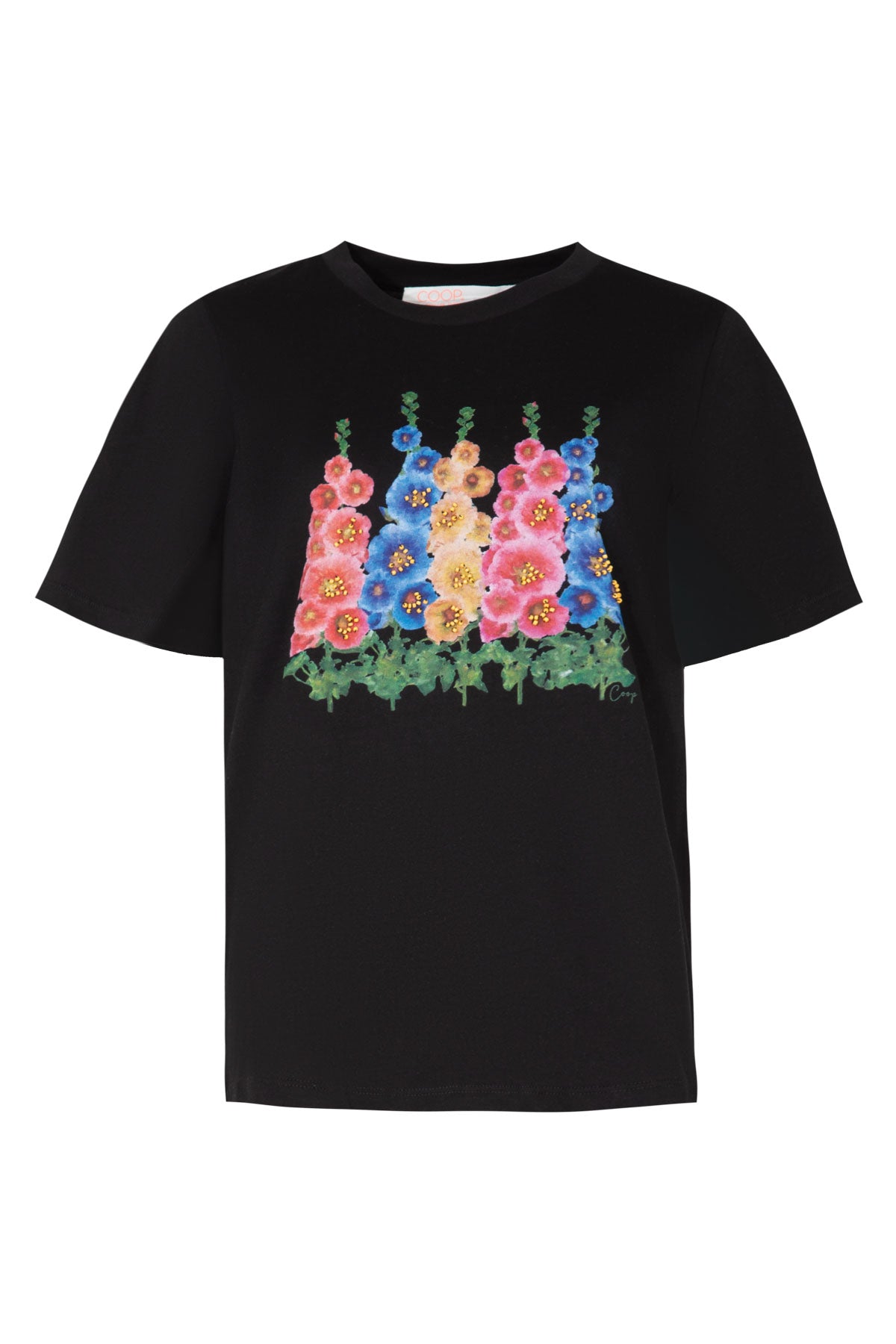 Coop Foxglove & Fancy Free T-Shirt Black