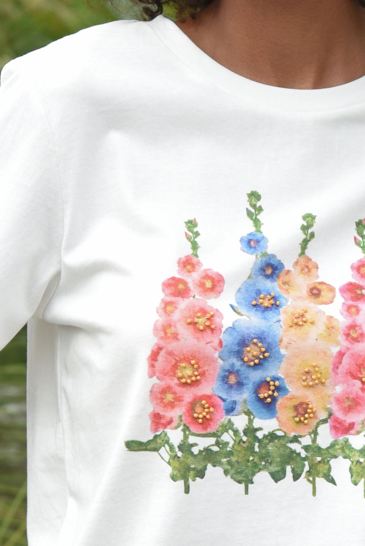 Coop Foxglove & Fancy Free T-Shirt White