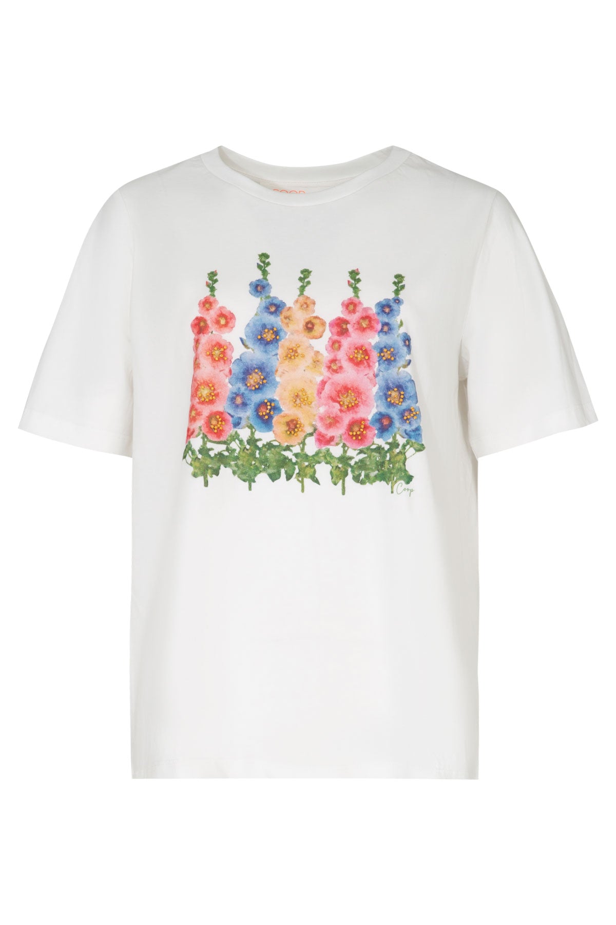 Coop Foxglove & Fancy Free T-Shirt White