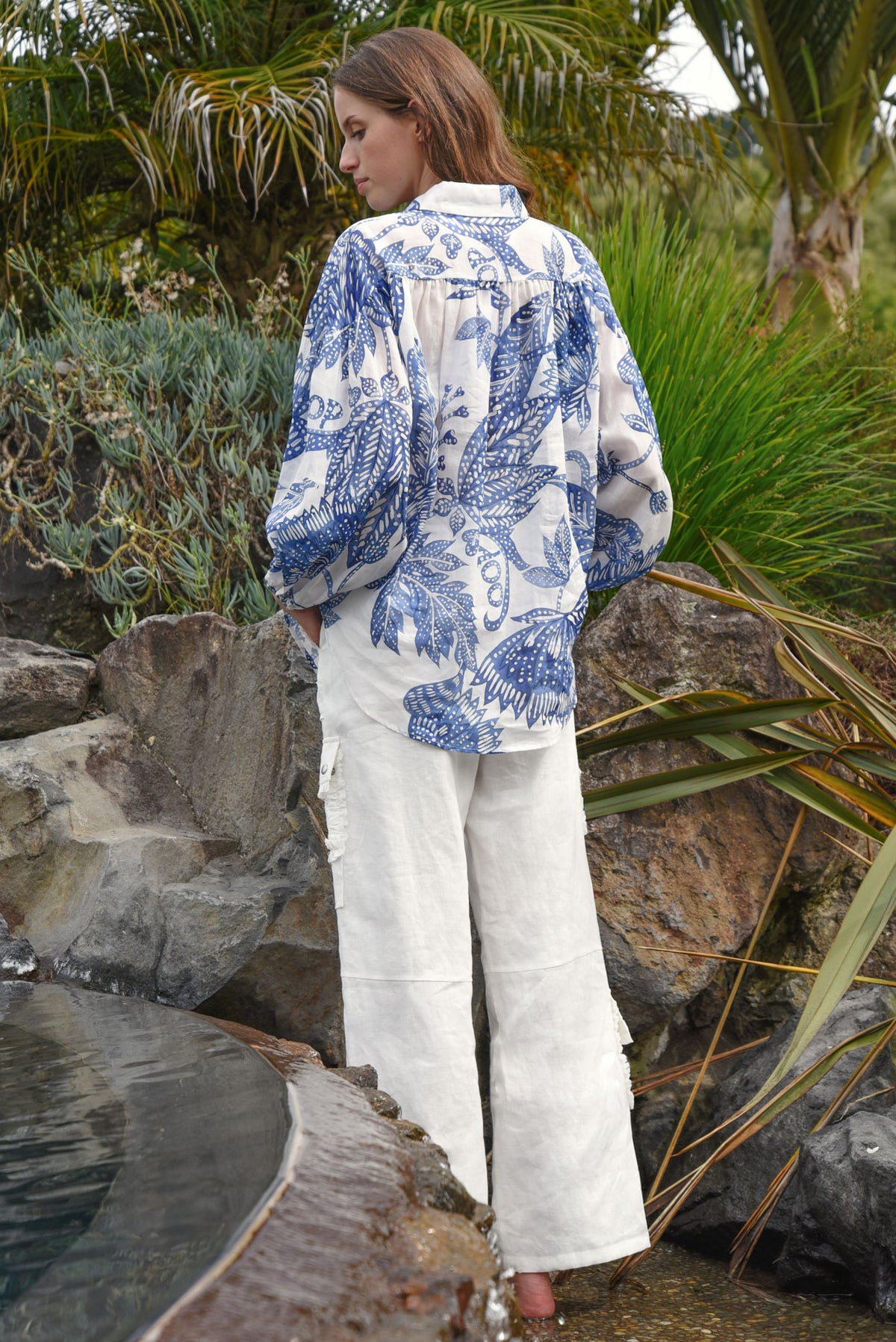 COOP Linen On The Edge Trouser White