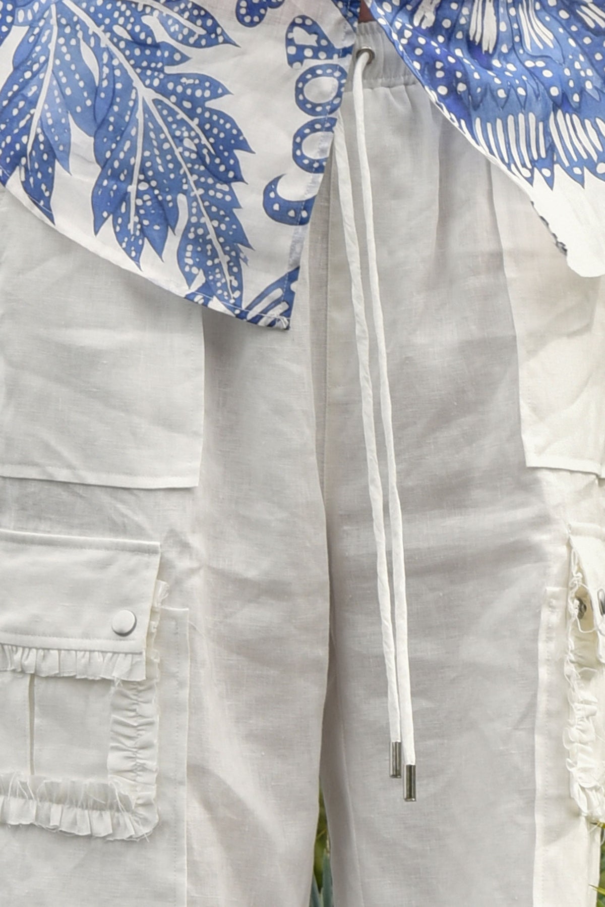 COOP Linen On The Edge Trouser White