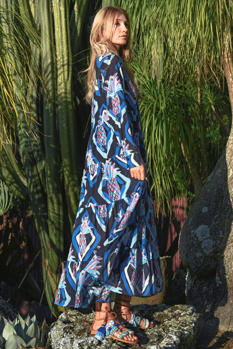 COOP Sun & The Swoon Dress - Blue Aloha