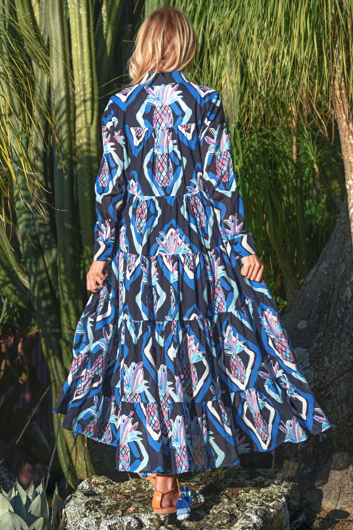 COOP Sun & The Swoon Dress - Blue Aloha