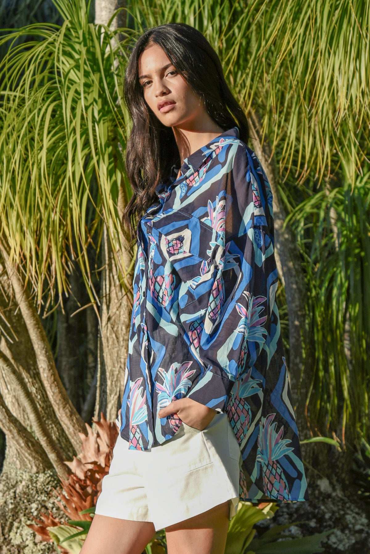 COOP Take It Easy Shirt - Blue Aloha