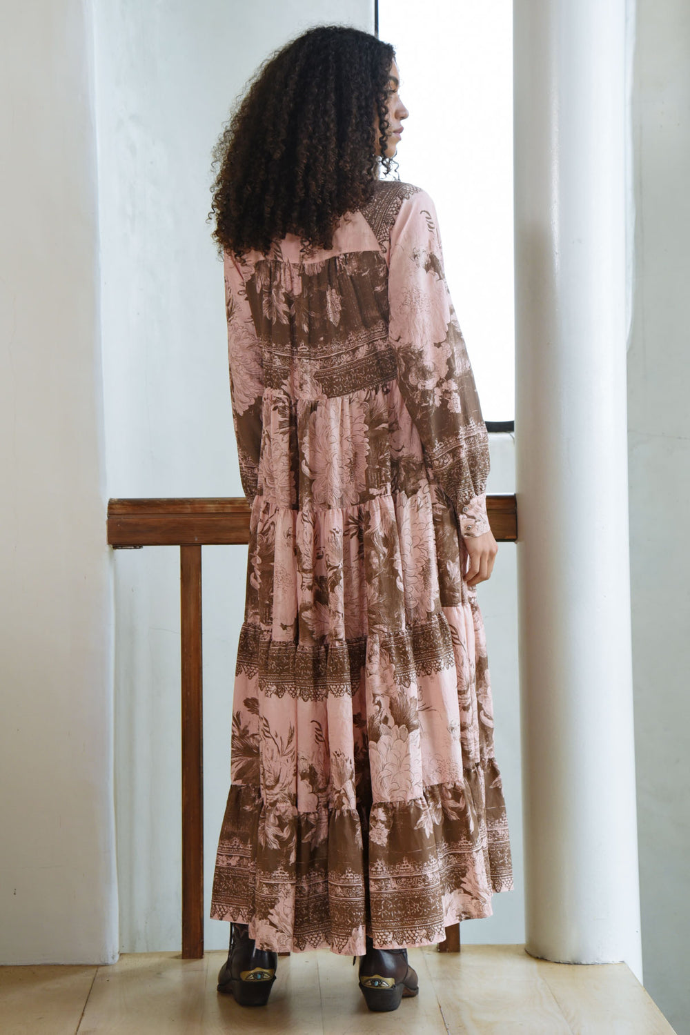 COOP Sway All Day Dress Pink & Brown