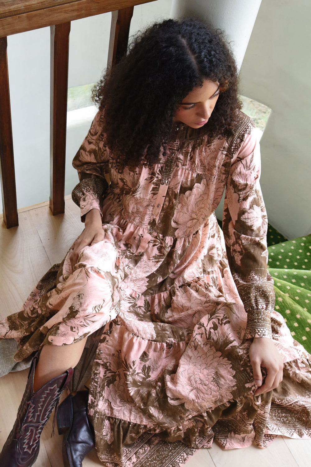 COOP Sway All Day Dress Pink & Brown