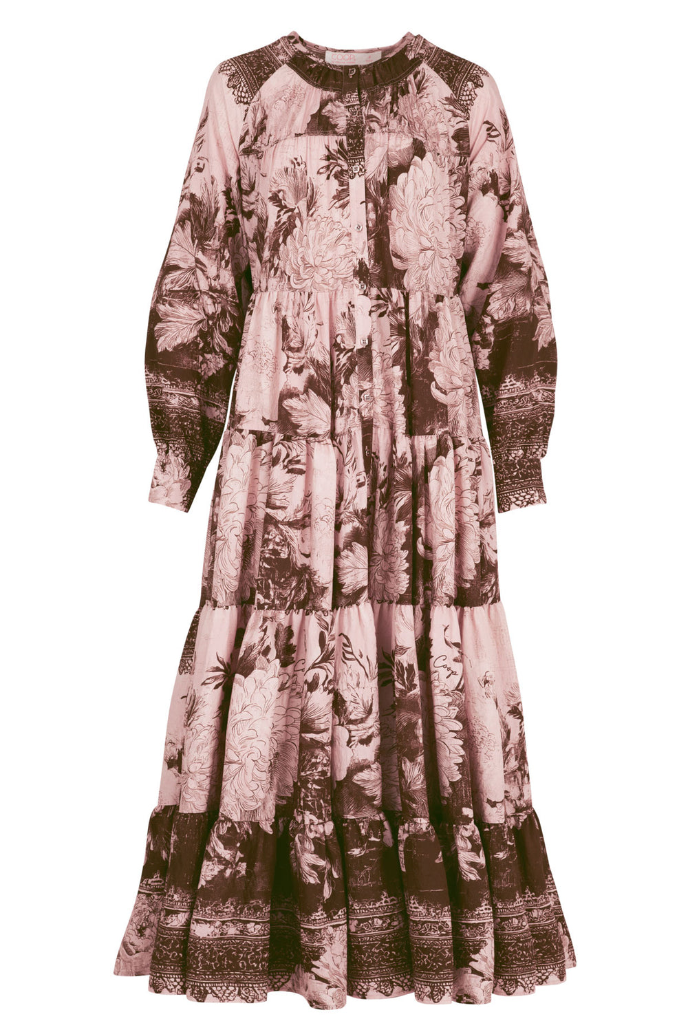 COOP Sway All Day Dress Pink & Brown