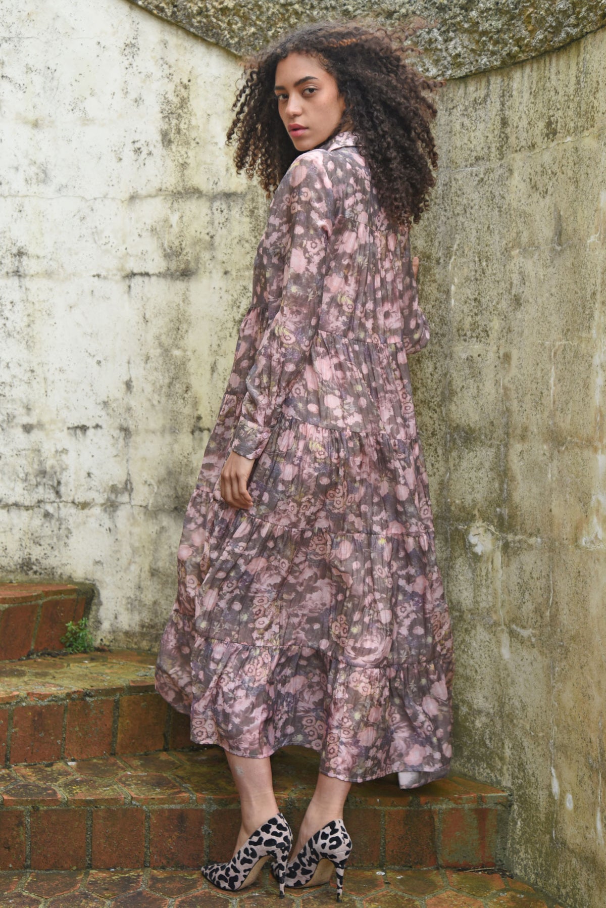 COOP Sun & The Swoon Dress - Pink & Grey