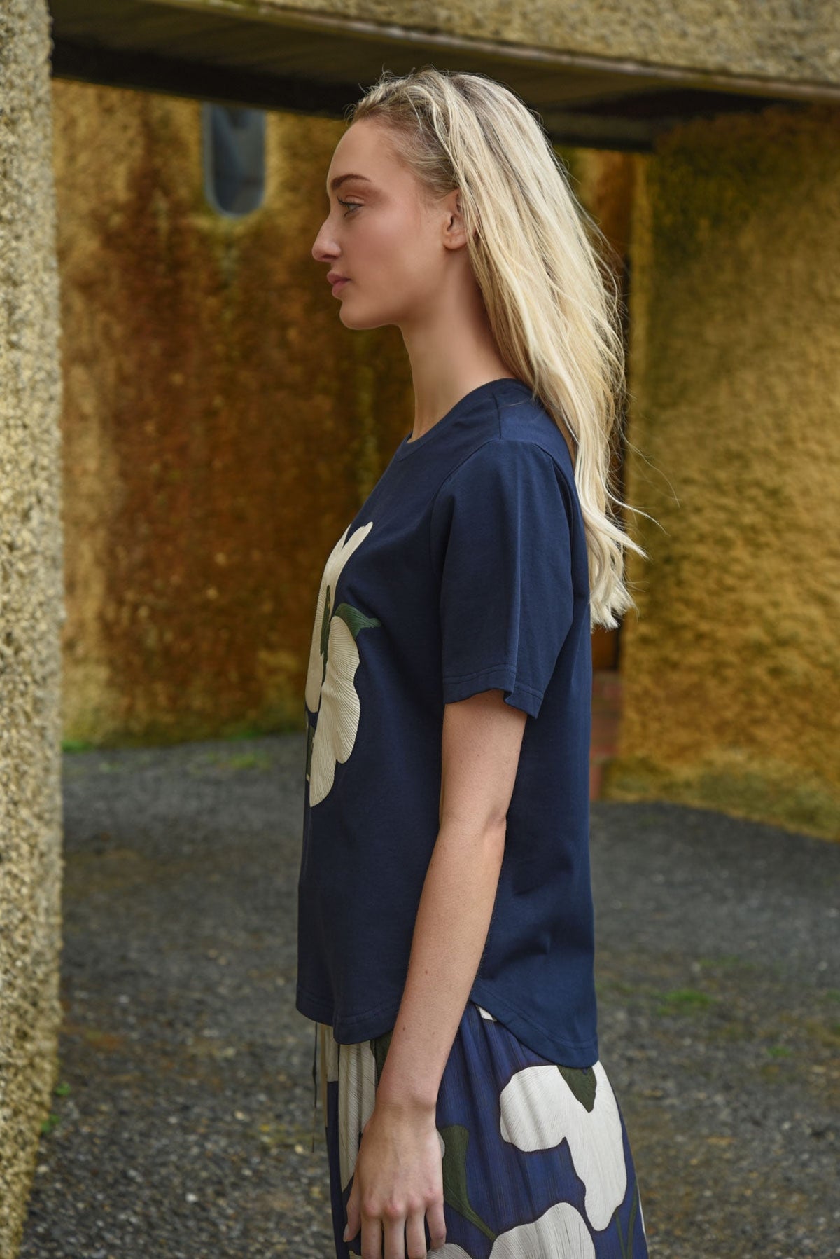 COOP Petal Pop T-Shirt Navy