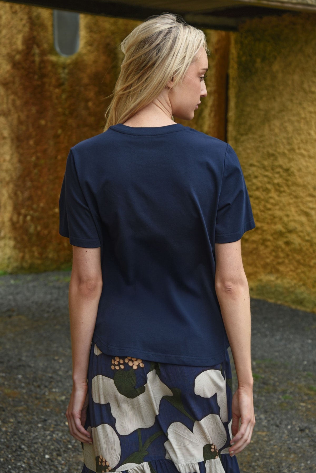 COOP Petal Pop T-Shirt Navy