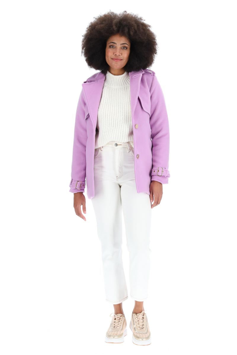 Charlo Callie Coat Lilac