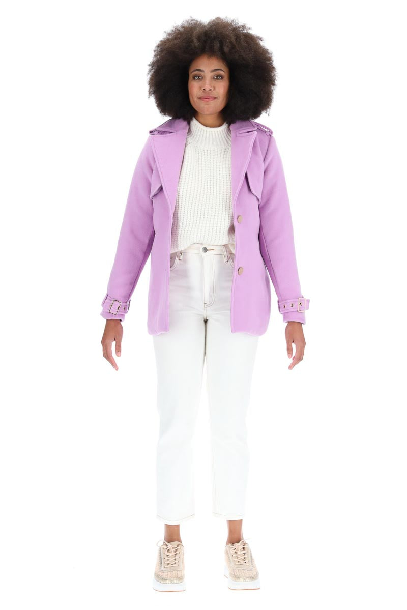 Charlo Callie Coat Lilac